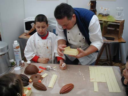 Confection d'oeufs